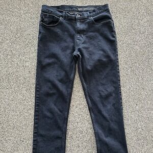 DKNY Slim Fit Jeans Men's Size 32 x 32‎ St Marks Stretch Dark Wash Blue